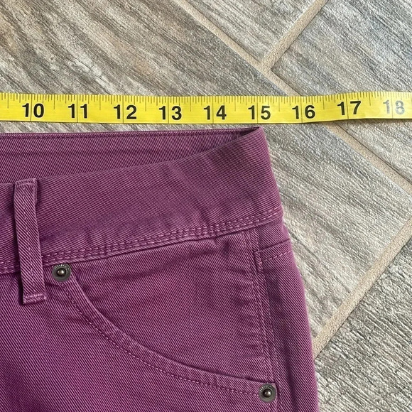 Hudson purple skinny jeans Cotton blend Women’s size 27 - Picture 4 of 13
